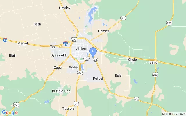 Abilene Regional Airport lots map