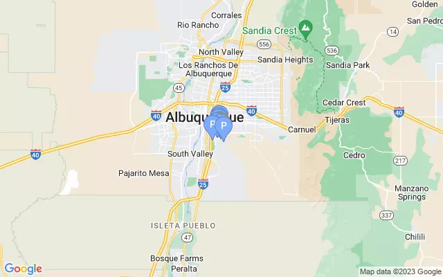 Albuquerque International Sunport lots map