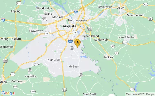 Augusta Regional Airport lots map