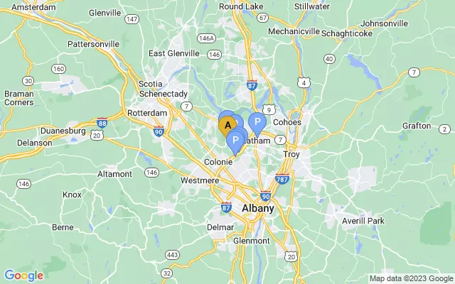 Albany International Airport lots map