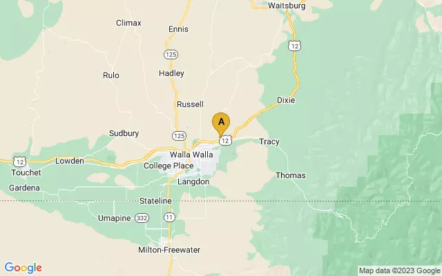 Walla Walla Regional Airport lots map