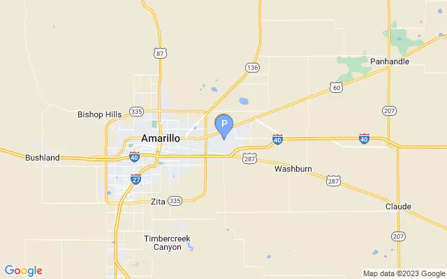 Amarillo Rick Husband International Airport lots map