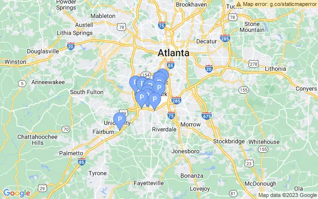 Atlanta Hartsfield Int'l Airport lots map