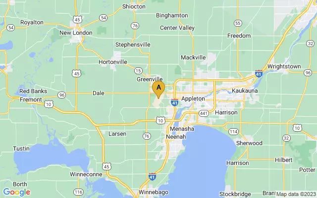 Appleton International Airport lots map