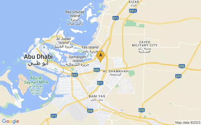 Abu Dhabi International Airport lots map