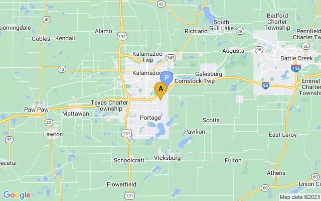 Kalamazoo/Battle Creek International Airport lots map