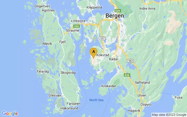 Bergen Airport lots map