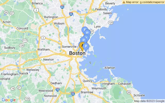 Boston Logan International Airport lots map