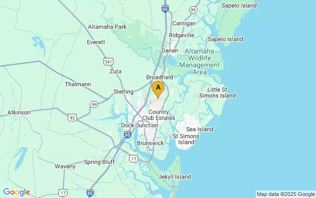 Brunswick Golden Isles Airport lots map