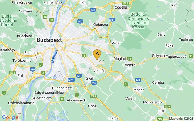 Budapest Ferenc Liszt International Airport lots map