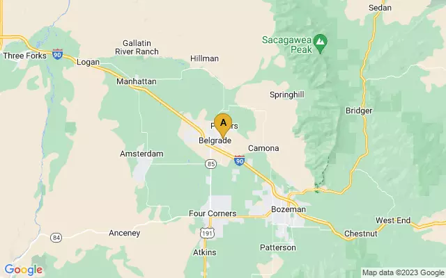 Bozeman International Airport lots map