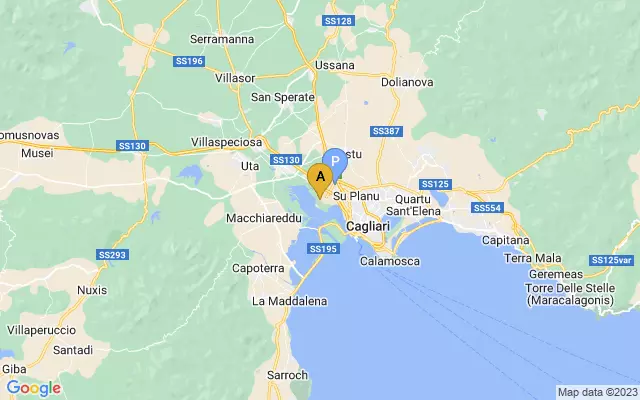 Cagliari Elmas Airport lots map
