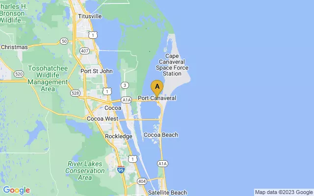 Port Canaveral Cruise Port lots map