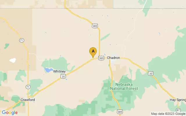 Chadron Municipal Airport lots map