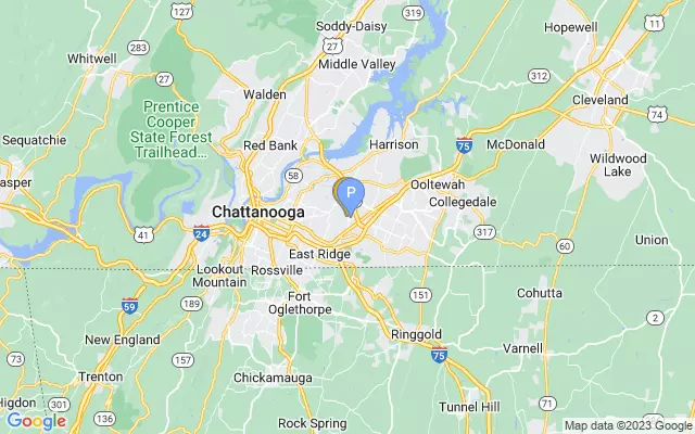Chattanooga Metropolitan Airport lots map