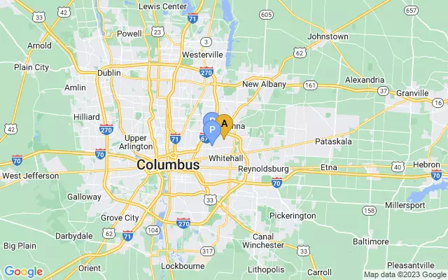 Columbus International Airport lots map