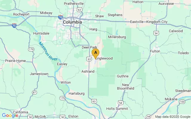 Columbia Regional Airport lots map
