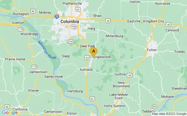 Columbia Regional Airport lots map