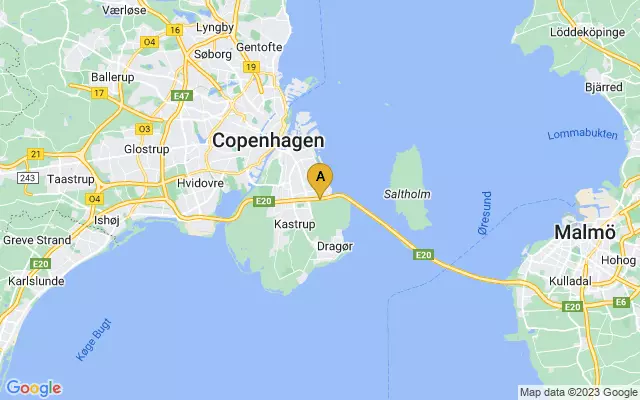 Copenhagen Airport lots map