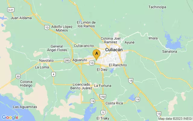 Culiacán International Airport (Aeropuerto Internacional de Culiacán) lots map