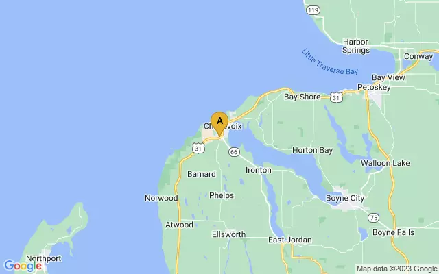 Charlevoix Municipal Airport lots map