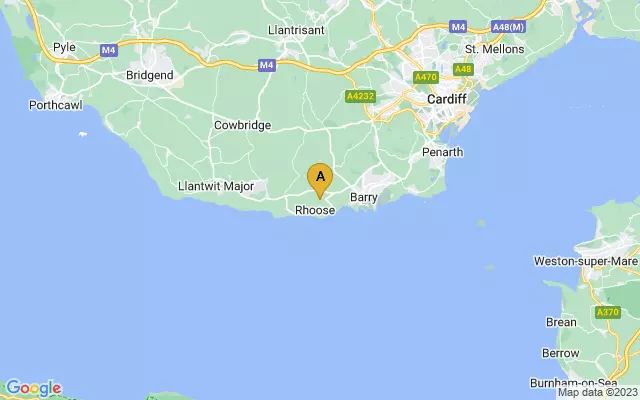 Cardiff Airport lots map