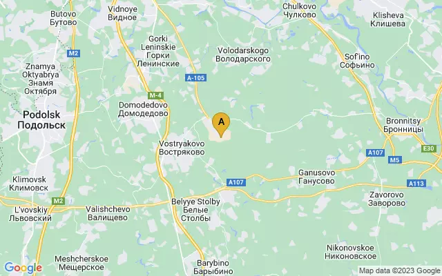 Domodedovo International Airport lots map