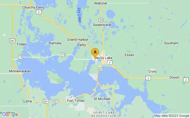 Devils Lake Regional Airport lots map