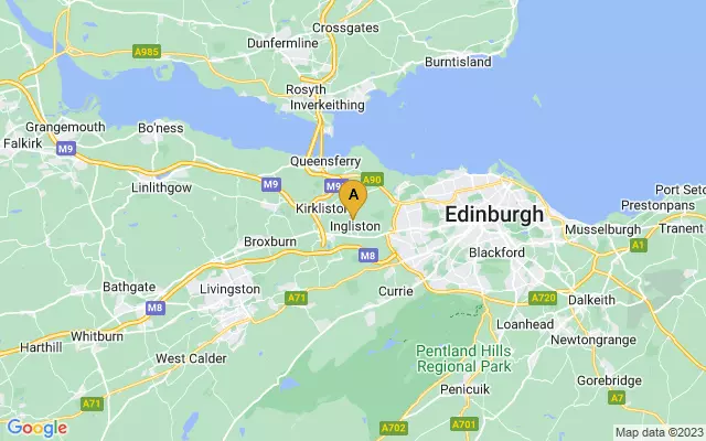 Edinburgh Airport lots map