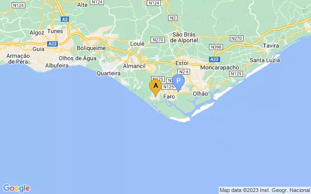 Faro Airport lots map
