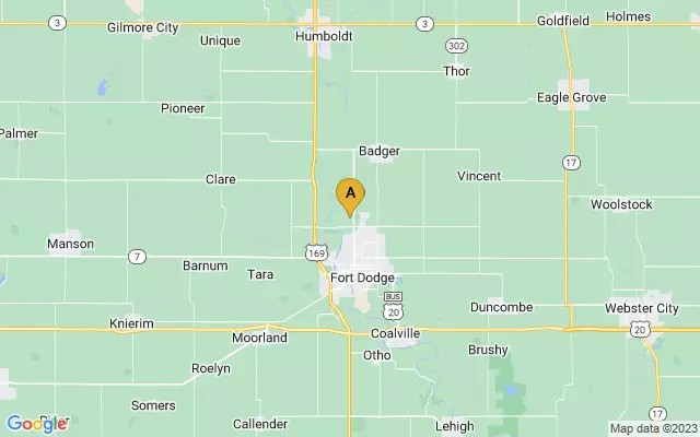 Fort Dodge Regional Airport lots map