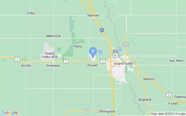 Grand Forks International Airport lots map