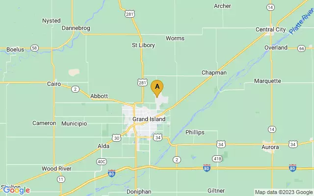 Central Nebraska Regional Airport lots map