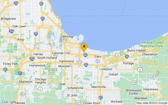 Gary/Chicago International Airport lots map