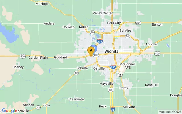 Wichita Dwight D. Eisenhower National Airport lots map