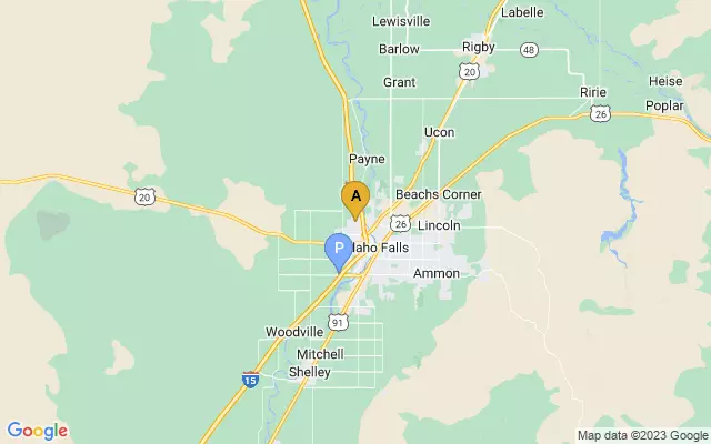 Idaho Falls Regional Airport lots map