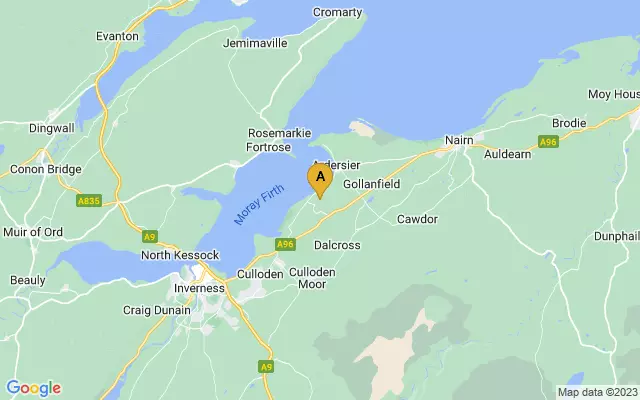 Inverness Airport lots map