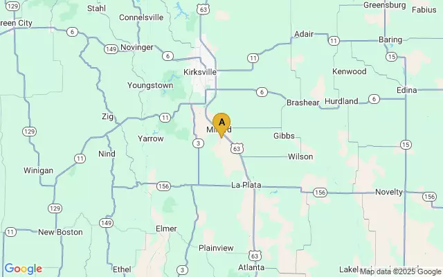 Kirksville Regional Airport lots map