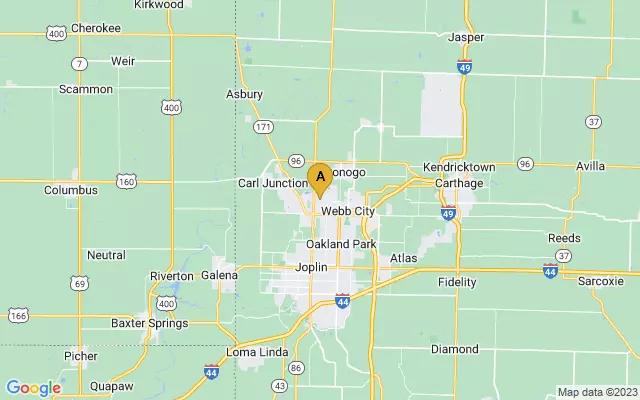 Joplin Regional Airport lots map