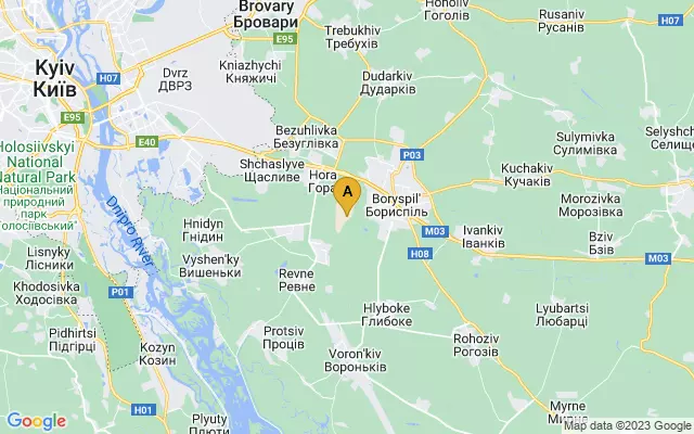 Boryspil International Airport lots map