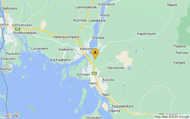 Kemi-Tornio International Airport lots map
