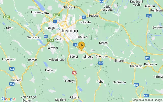 Chișinău International Airport lots map
