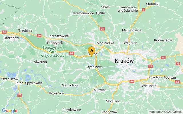 Kraków John Paul II International Airport lots map