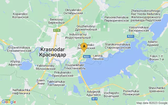 Krasnodar International Airport lots map