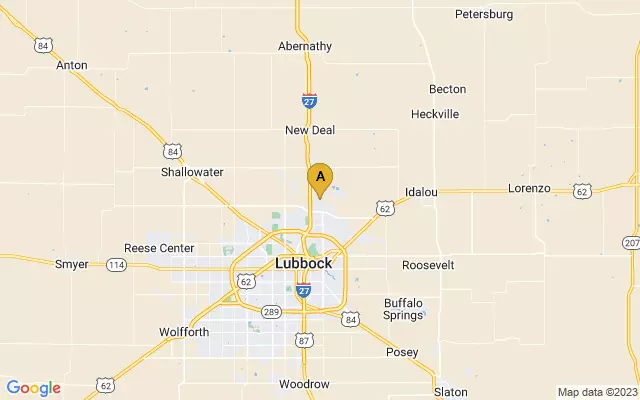 Lubbock Preston Smith International Airport lots map