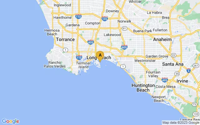 Long Beach Cruise Terminal lots map