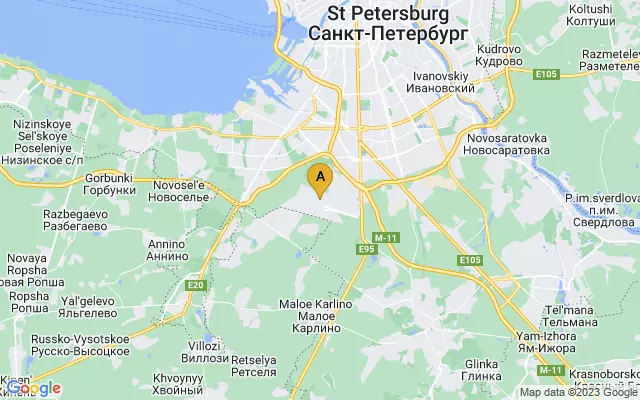 Pulkovo Airport lots map