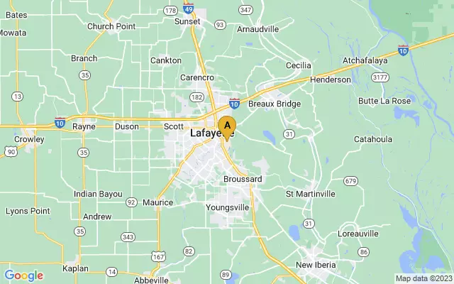 Lafayette Regional Airport lots map