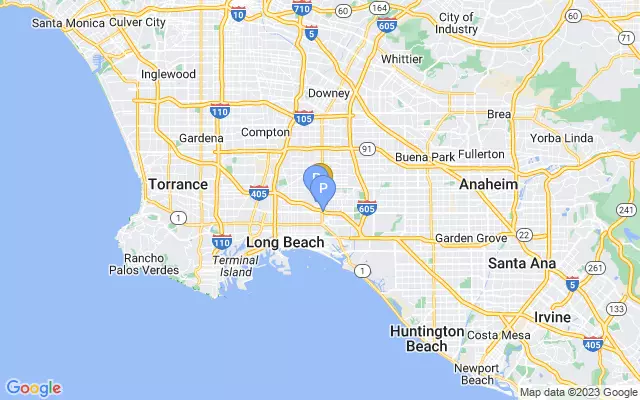 Long Beach Airport lots map