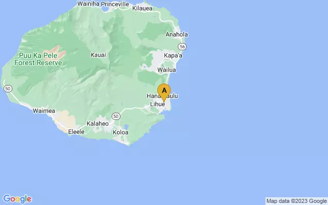 Lihue Airport lots map